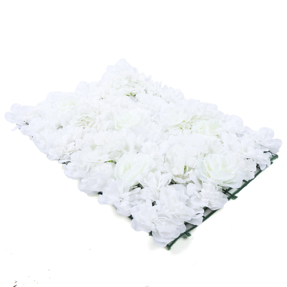 6 Pcs Artificial Flower Wall Panel Venue Backdrop Wedding Party Background Decor