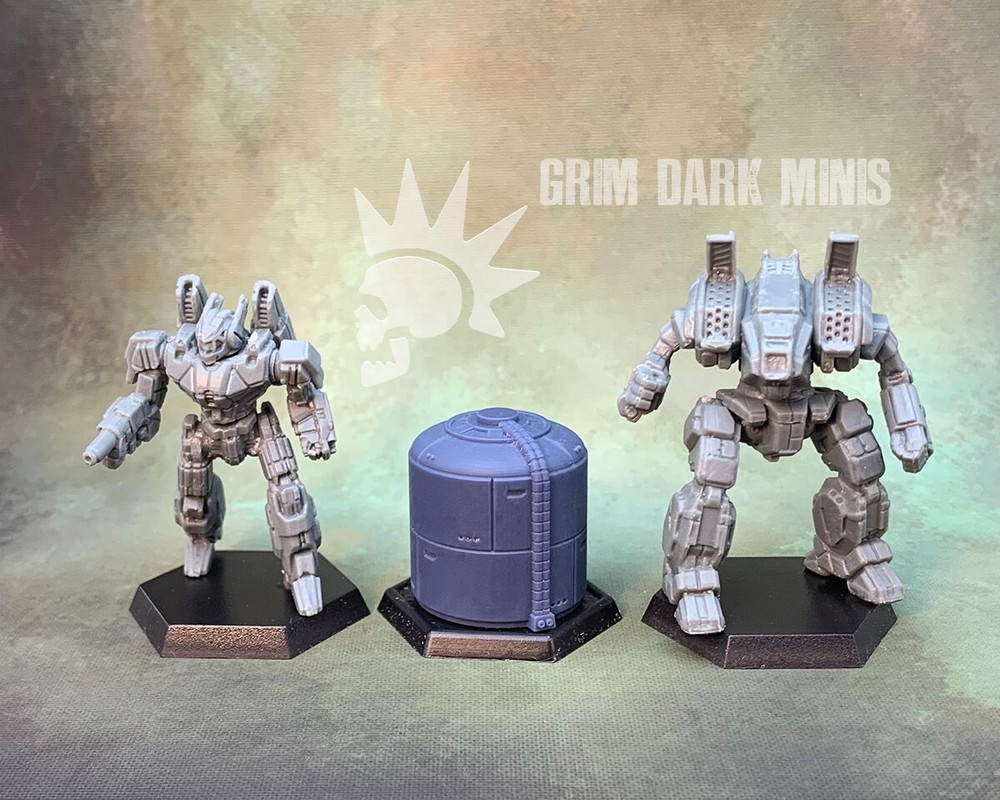 Battletech CGL Scale Terrain - Small Storage Tank