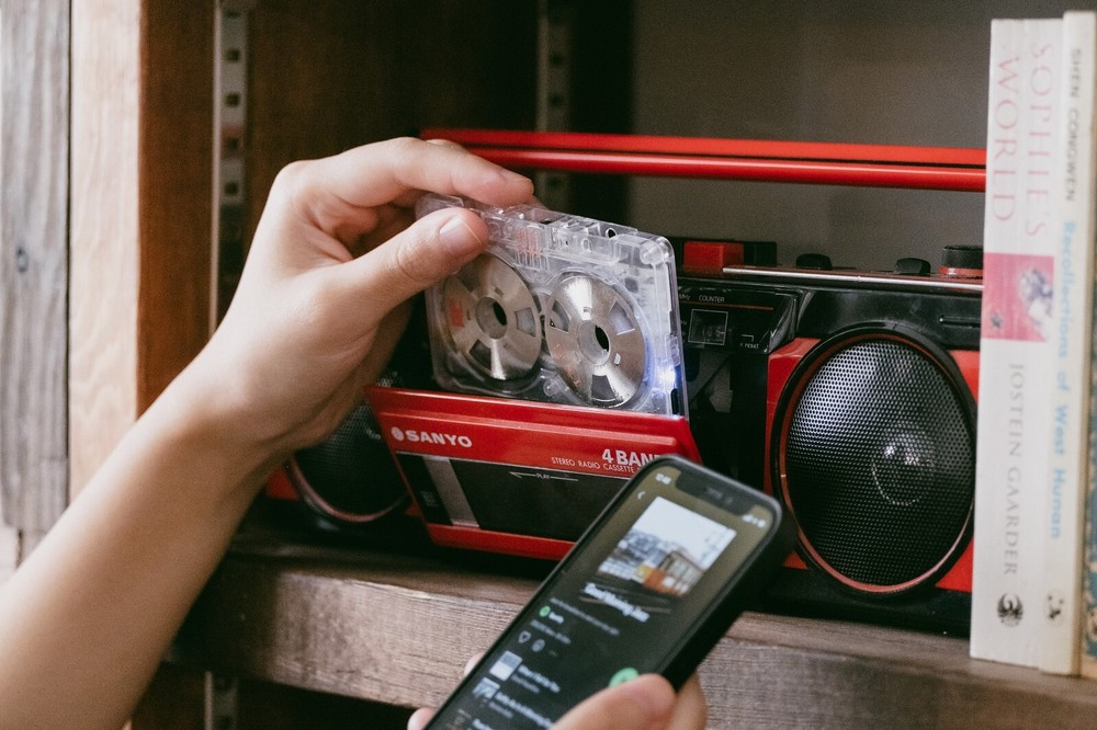NINMLab ninm lab IT’S REAL Bluetooth Speaker + Cassette Player Combo