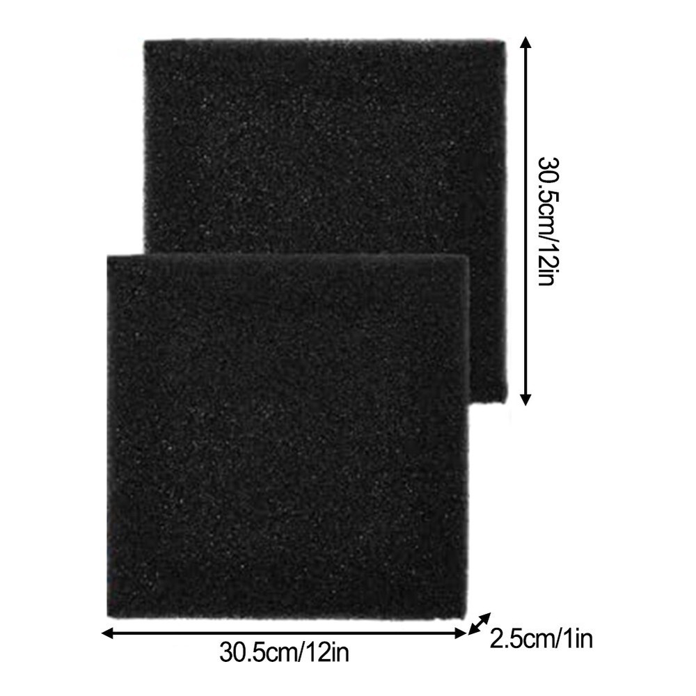 Robust Black Filter Pads For Pond 12x12 Inches for Easy Maintenance Solution