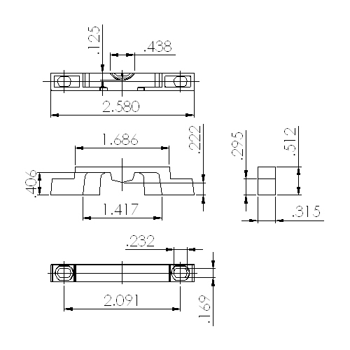 Window Sash Keeper 8212WHITE