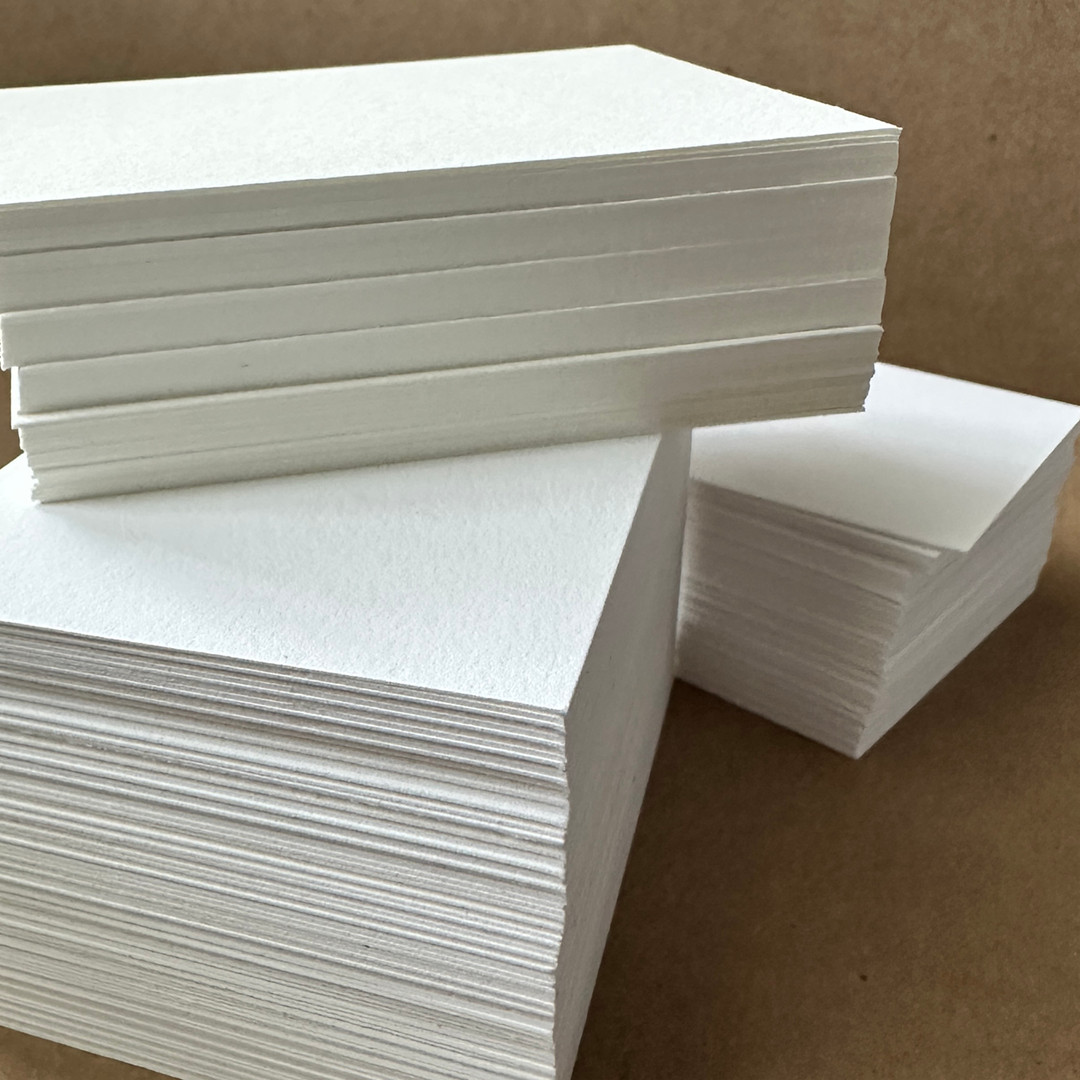 ACEO Blank Paper Pack- 500 cards, 100% Cotton, Bright White, 2.5x3.5 inches
