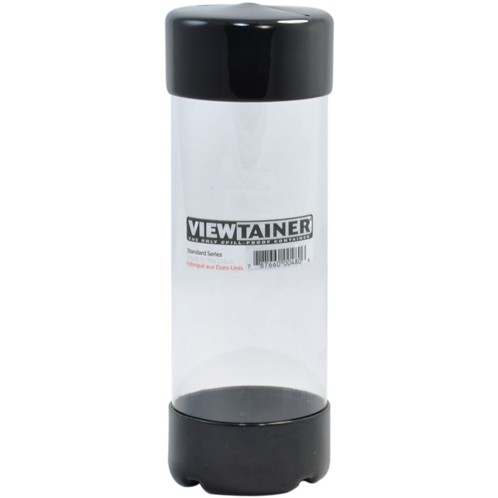 Viewtainer Slit Top Storage Container 2.75"X8" Black