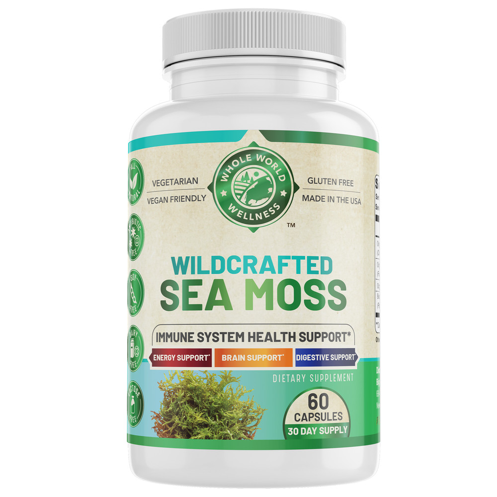 Sea Moss Supplement w/ Bladderwrack & Burdock Root