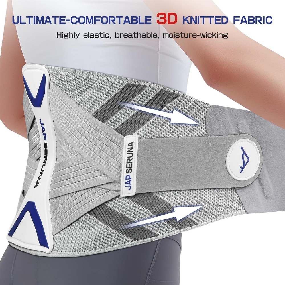 Lower Back Brace for Pain Relief & Posture Correction - Bionic Y-Back Support...