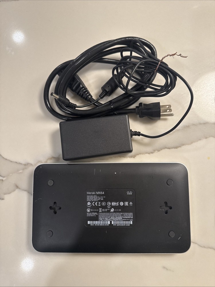 Cisco Meraki MX64 Cloud Managed Firewall