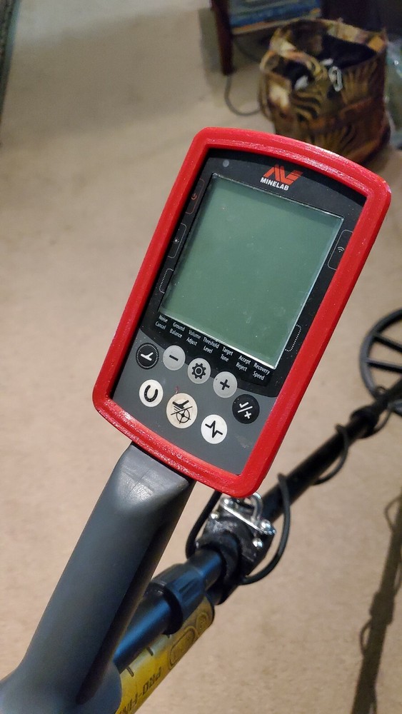 RED Minelab Equinox 900/700 Control Box Protector (Rubber)