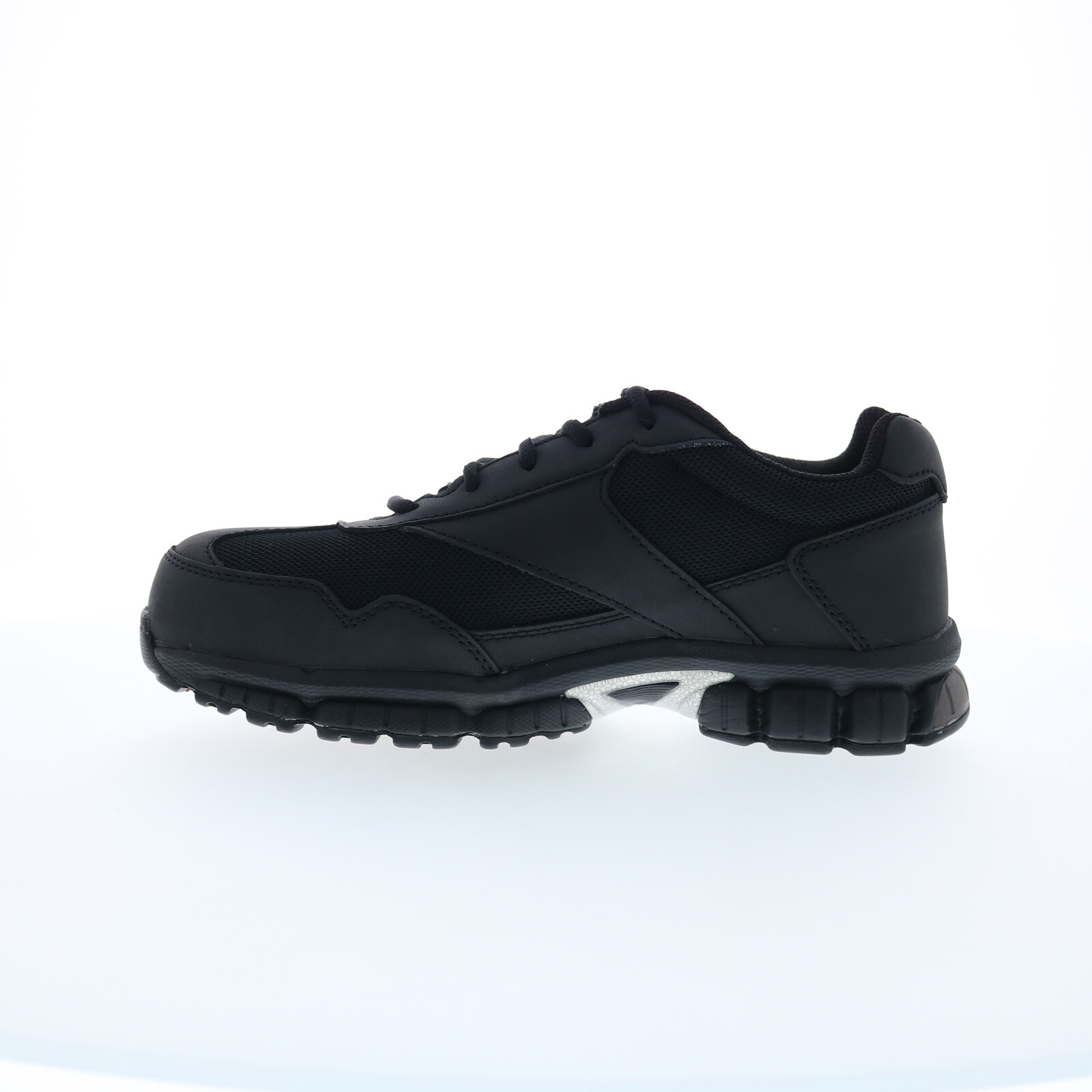 Reebok Work Ketia RB4895 Mens Black Wide Leather Athletic Work Shoes