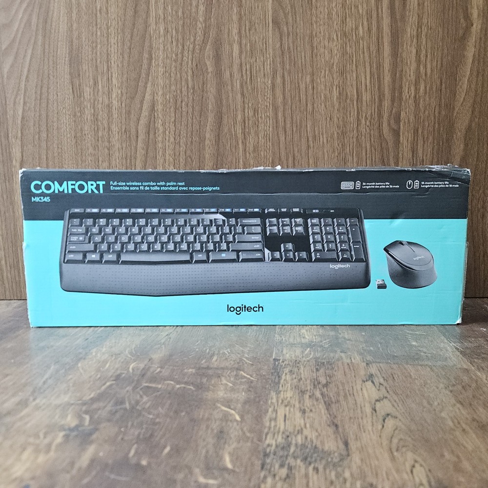 Logitech Wireless Combo Bluetooth Keyboard Mouse Black