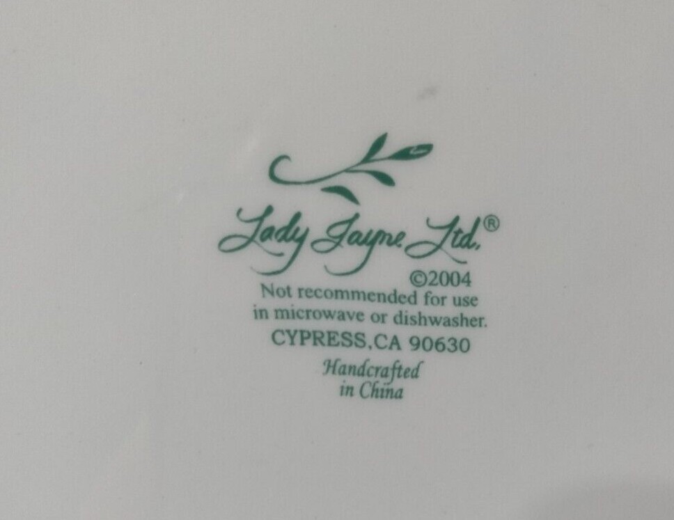 Lady Jayne Ltd Fruit Serving Platter Plate 2004 Ceramic 11in