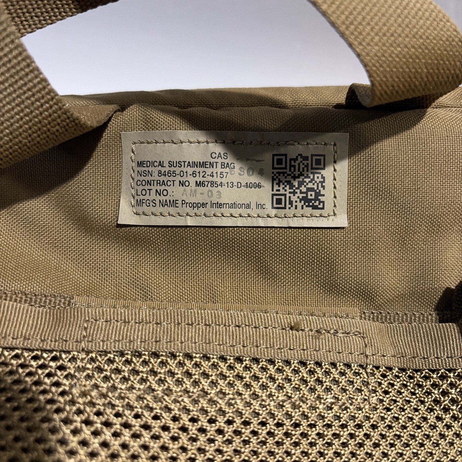 USMC Medical Sustainment Bag CAS Coyote Brown Nice!