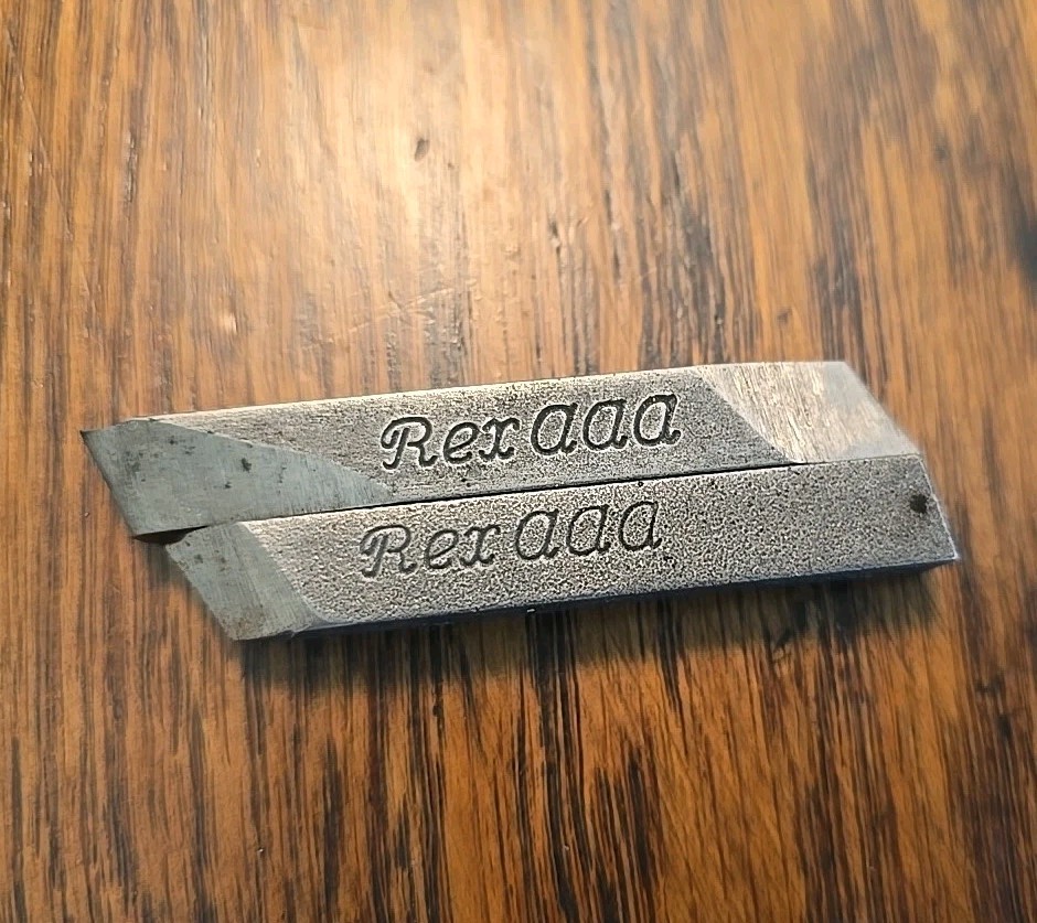 (2) Crucible REX AAA 5/16" Lathe Tool Bits