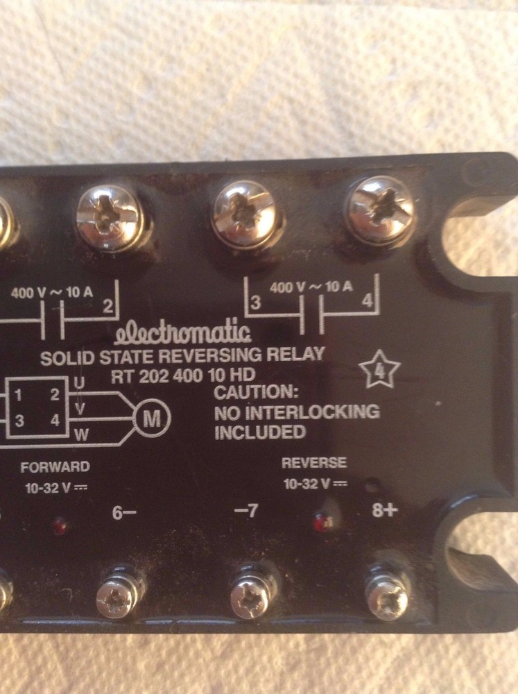 Electromatic RT 202 400 10 HD Solid State Reversing Relay