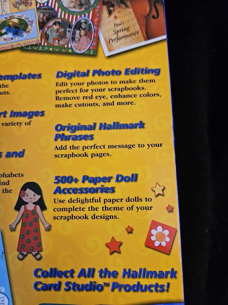 Hallmark Scrapbook Studio CD Design,Create & personalize memories- NEW Sealed