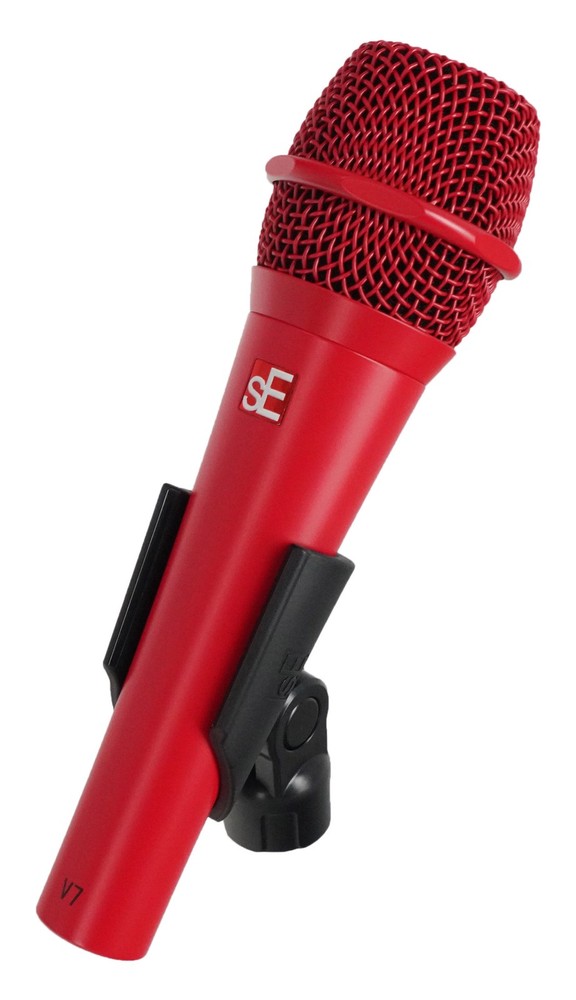 Se Electronics V7 Red Handheld Dynamic Microphone Supercardioid Mic+Windscreen