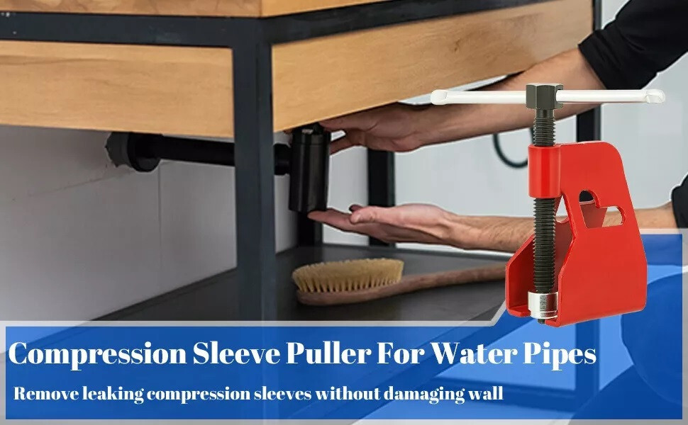 Compression Sleeve Puller Tool Remove Pipe Ferrule Nut Bolt Tubing Plumbing Tool