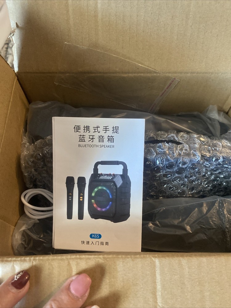 bluetooth speaker with 2 microphone wireless