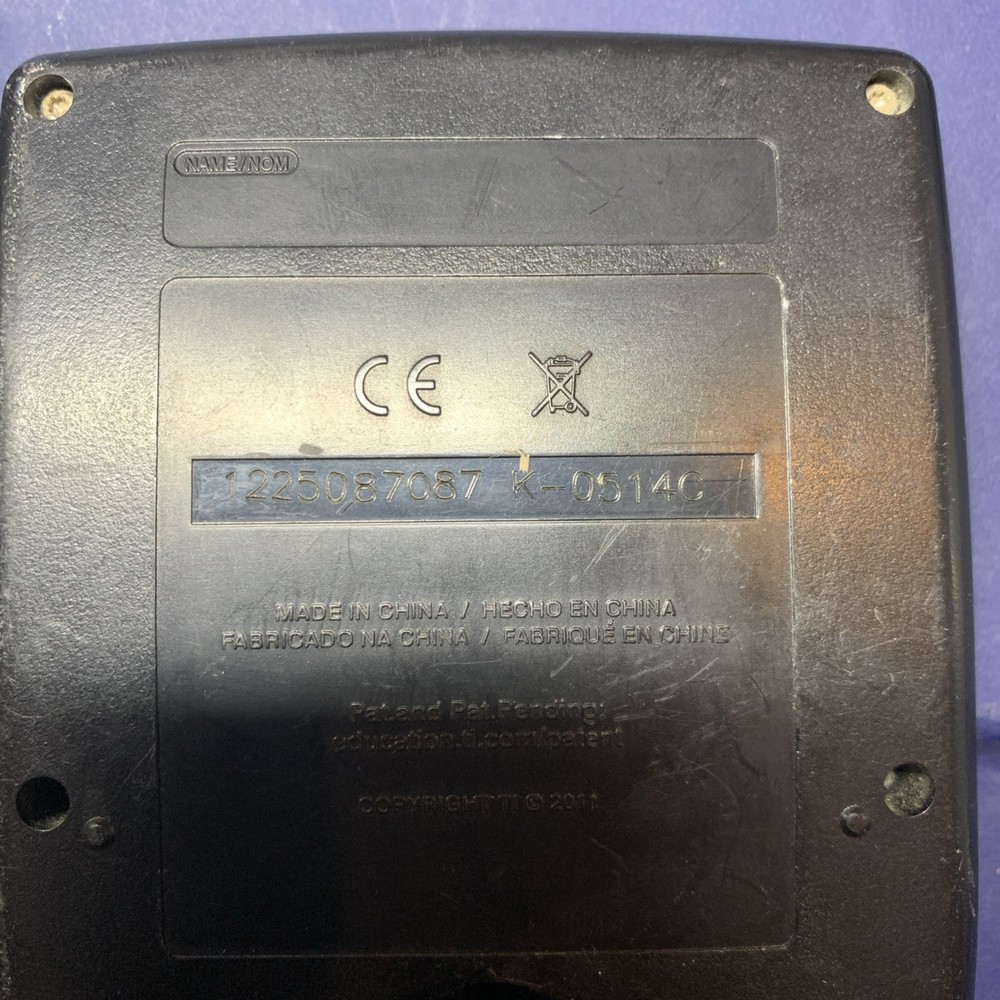 Texas Instruments TI-83 Handheld Graphing Calculator (UNTESTED DEAL!!)