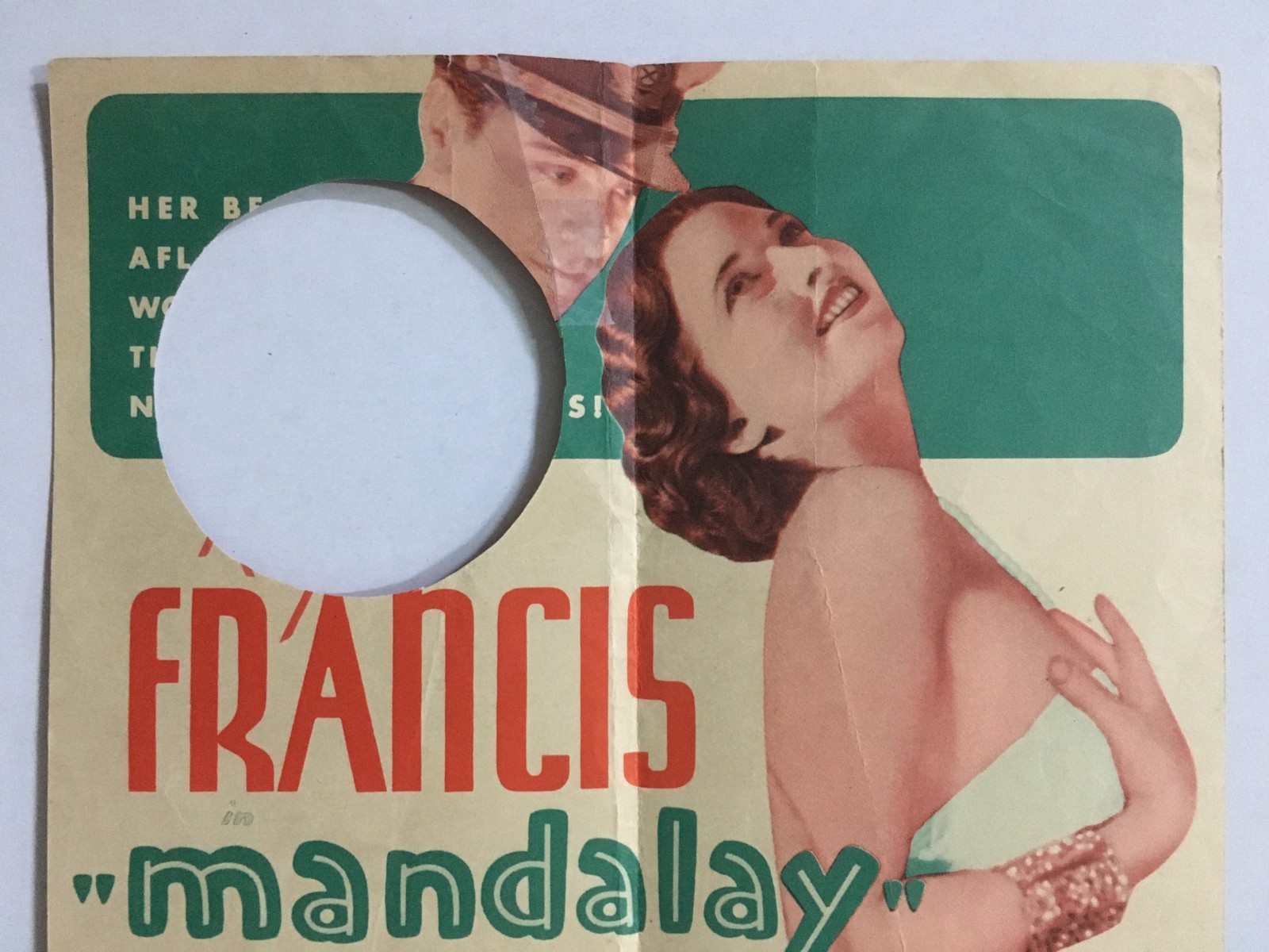 1934 Original Hollywood Movie Herald MANDALAY. Kay Francis, Ricardo Cortez