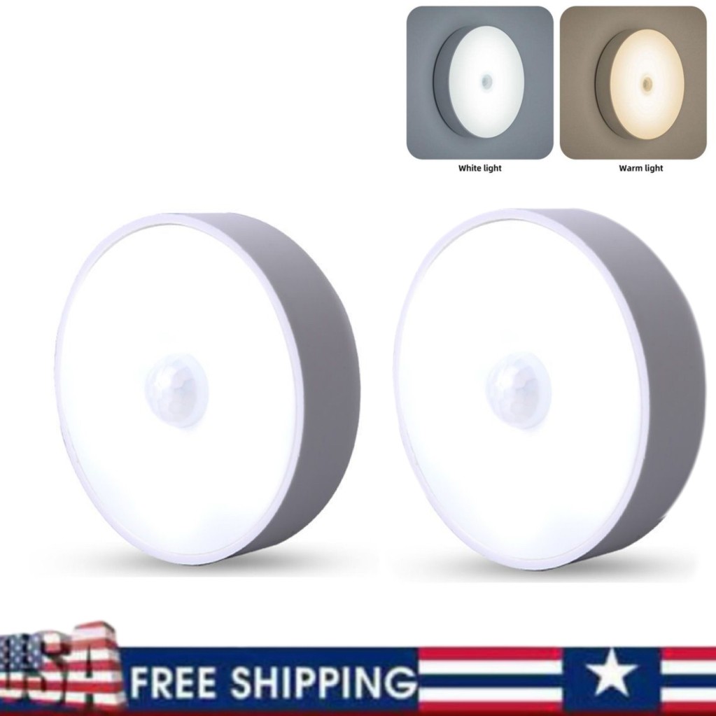 Rechargeable LED Motion Sensor Under Cabinet Closet Light USBCharge Kitchen Lamp