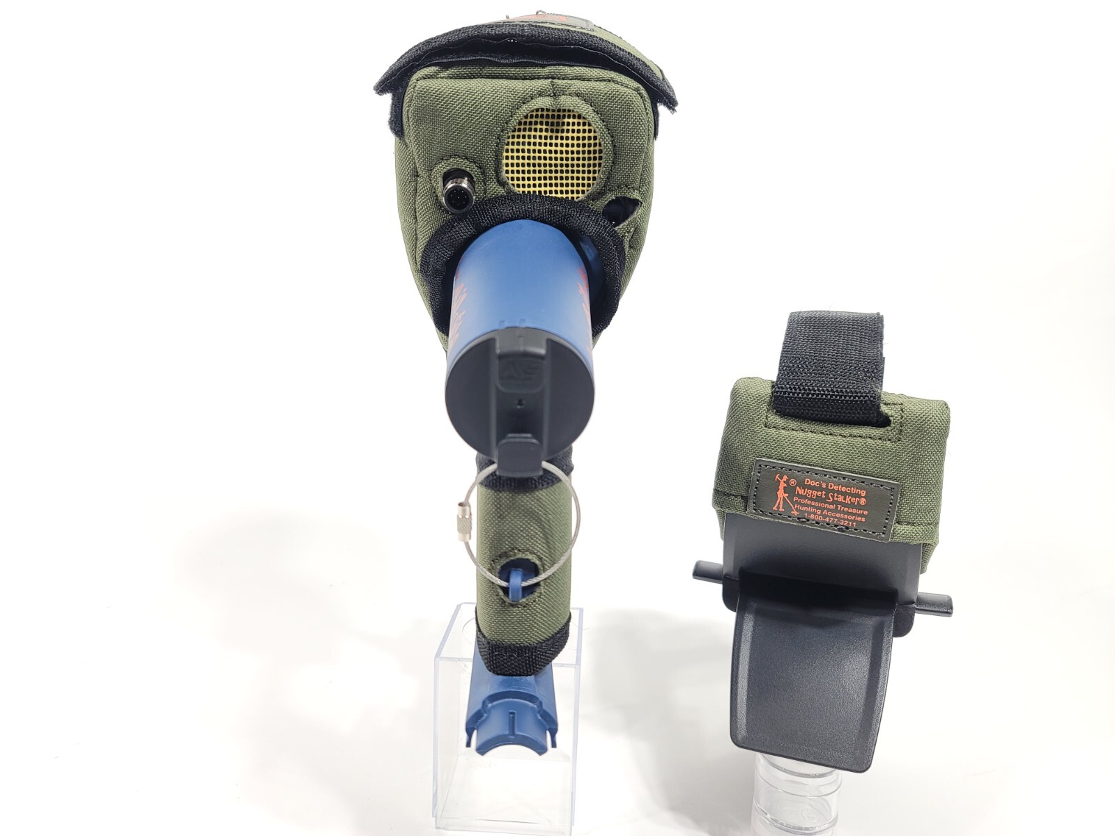 Doc's Covers Head w/shade, Arm Cuff Cover w/Strap for Minelab Gold Monster 1000