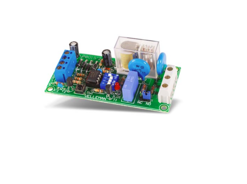 [ Whadda Velleman WST8015 ] Multi-function Timer Relay Switch (Kit)