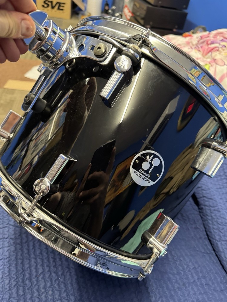 Sonor special Edition Black 13 Tom Maple 13” Drum Tom Rack