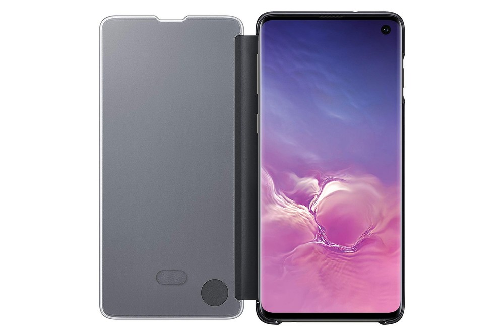 Samsung Galaxy S10 S-View Flip Case, Black