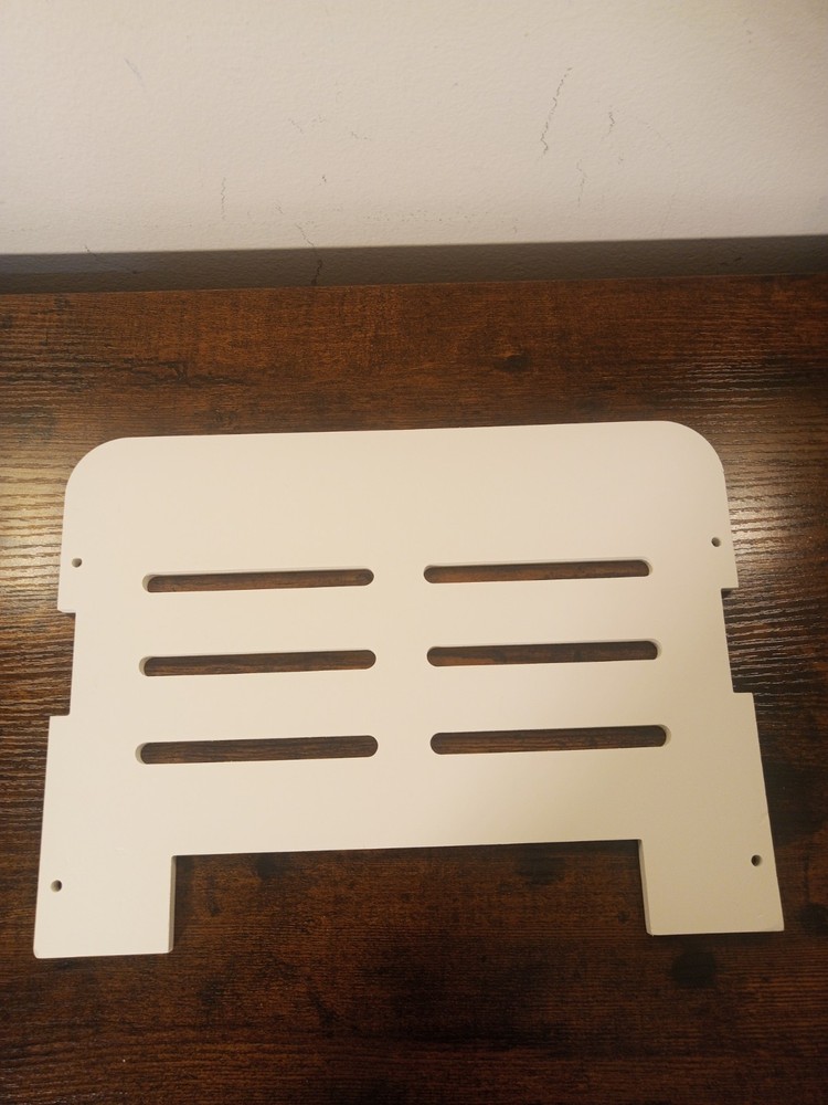 Small White Wall Mount Floating Projector Shelf Rack For TV Projector