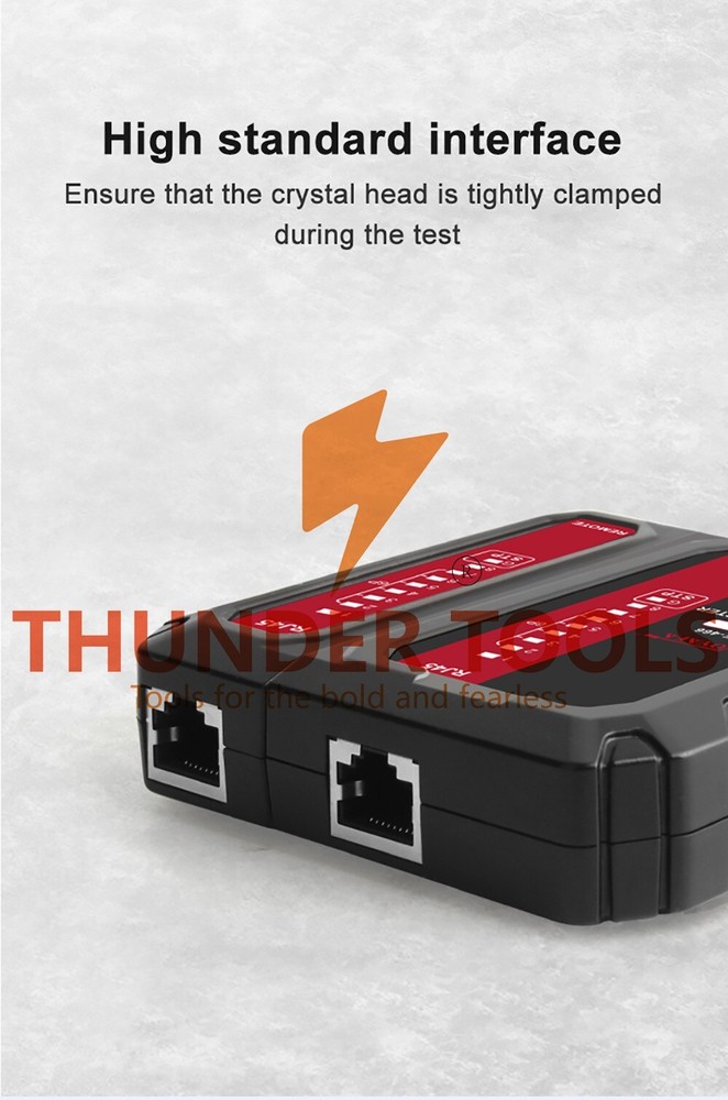 Thunder Tools NOYAFA NF-466 Network Cable Tester POE Wire Checker Launcher