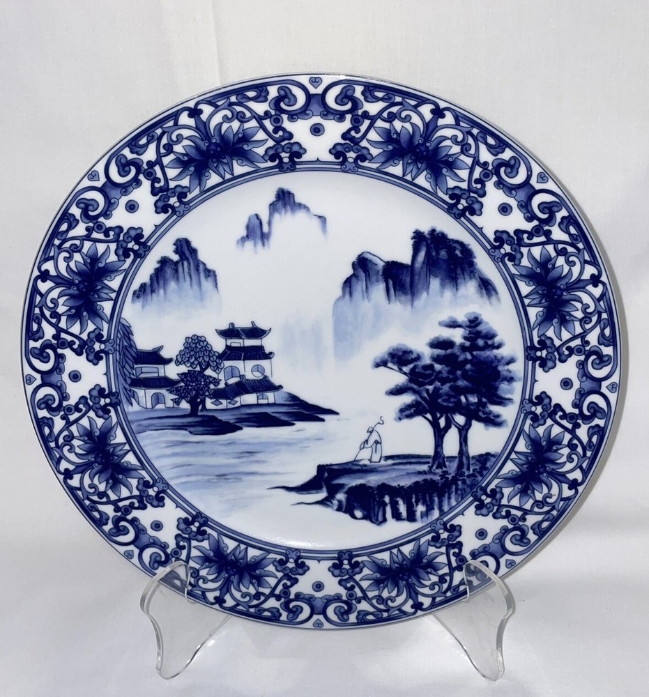 5 Piece China Canton Place Setting Pagoda Mountain View