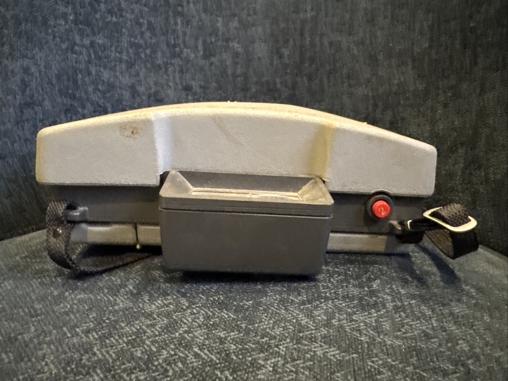 Vintage Polaroid Land Automatic 210 Camera Gray w/ Strap - Untested 1960s!