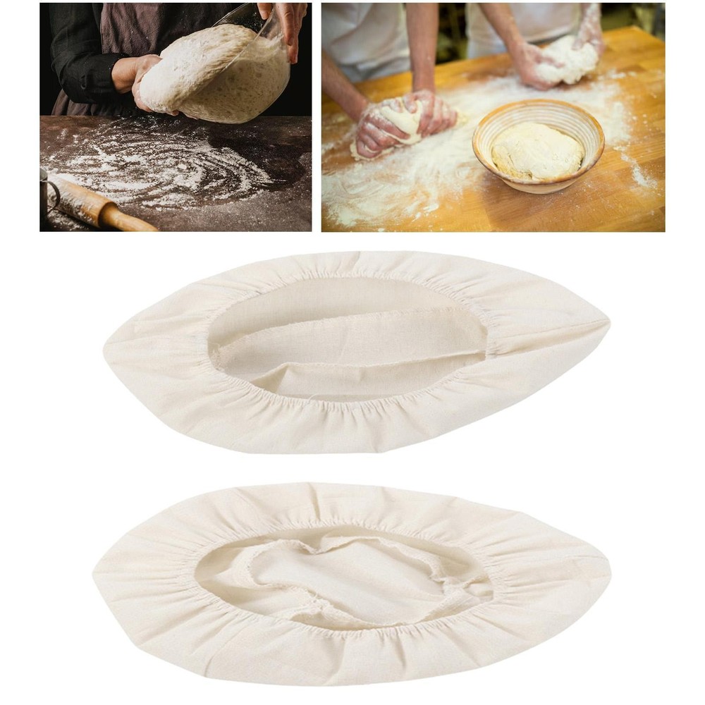 5 Pieces Baking Bread Proofing Basket Liners Multi Purpose Baking Bowl Covers