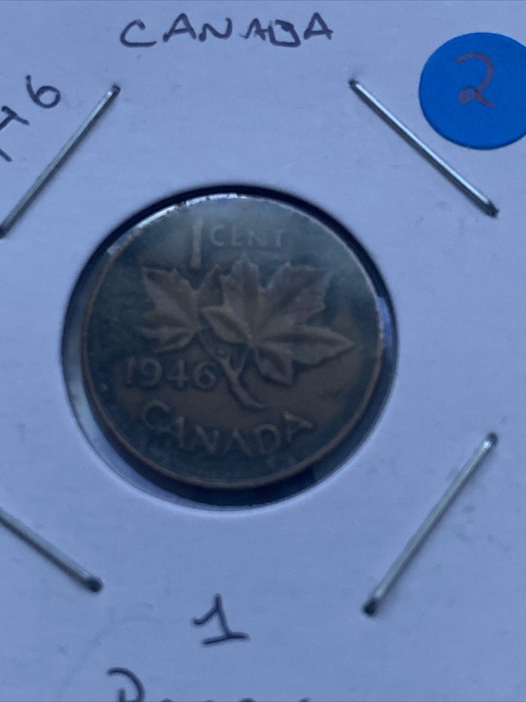 1946 Canada 1 Penny Coin