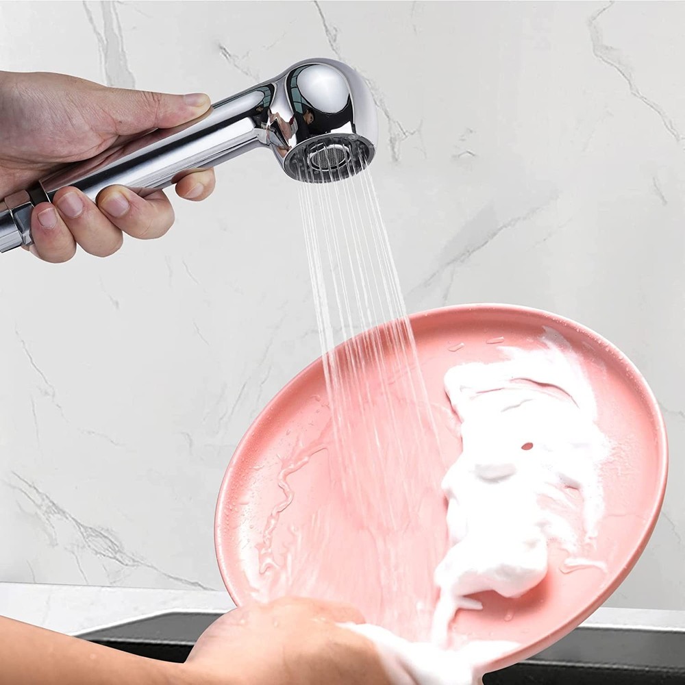 Pull Out Sink Sprayer Head , 2 Function Kitchen Sink Faucet Head, G1/2 or 13/...
