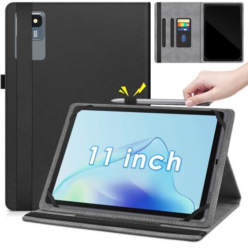 Universal 11 inch Tablet Case, Leather Protective Cover for 11 Inch Android