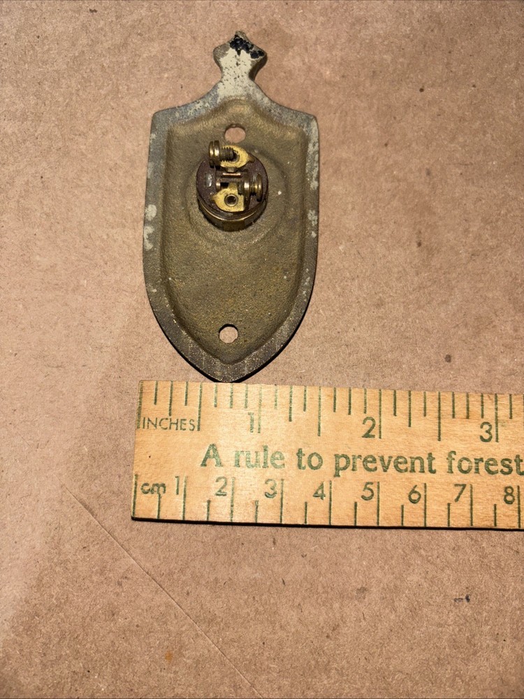 Vintage Solid brass doorbell button