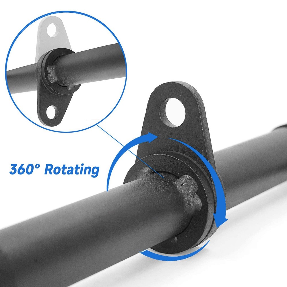 Zepofit Pulldown Straight Bar for Cable Machine - 42cm Pull Down Bars Rowing ...