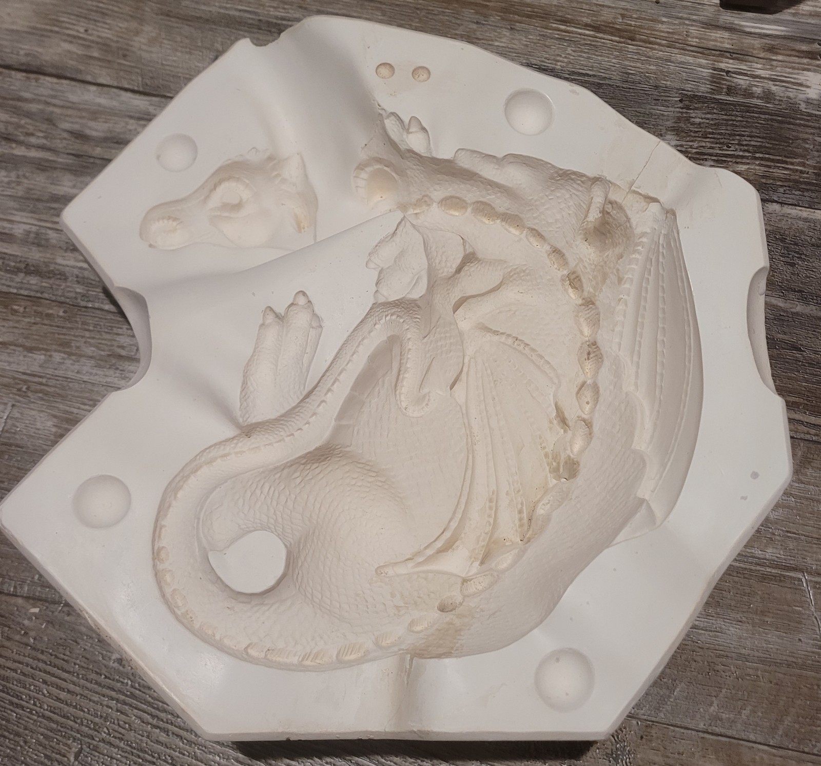 Duncan Ceramic Slip Casting Mold *Dragon* DM 989 1988 SEE PHOTOS