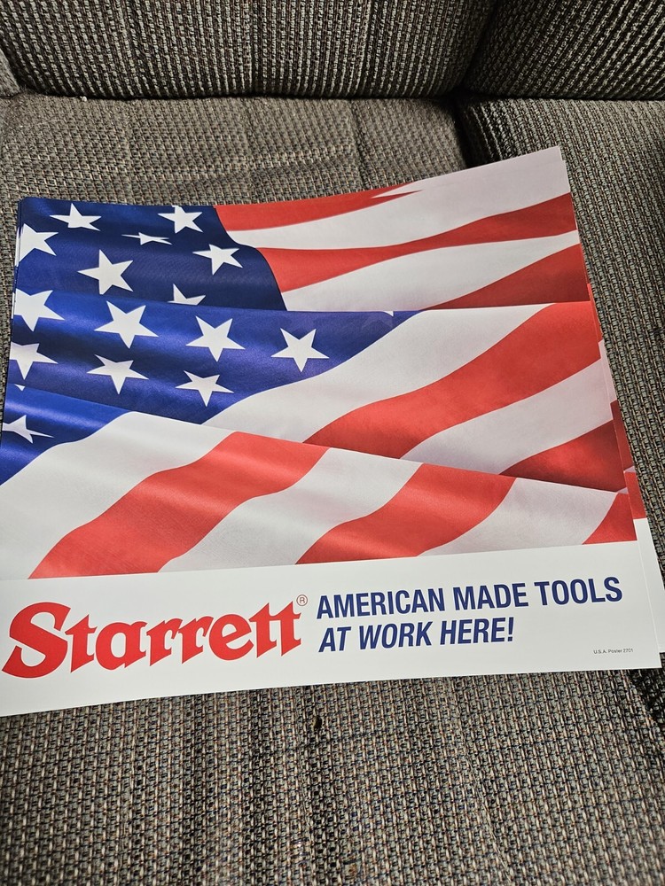 Starrett Tools Poster