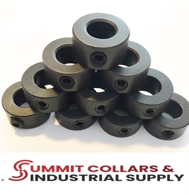 3/4" ID Bore (10 PCS) Black Oxide Set Stop Collar. Free shipping! CB-75-10