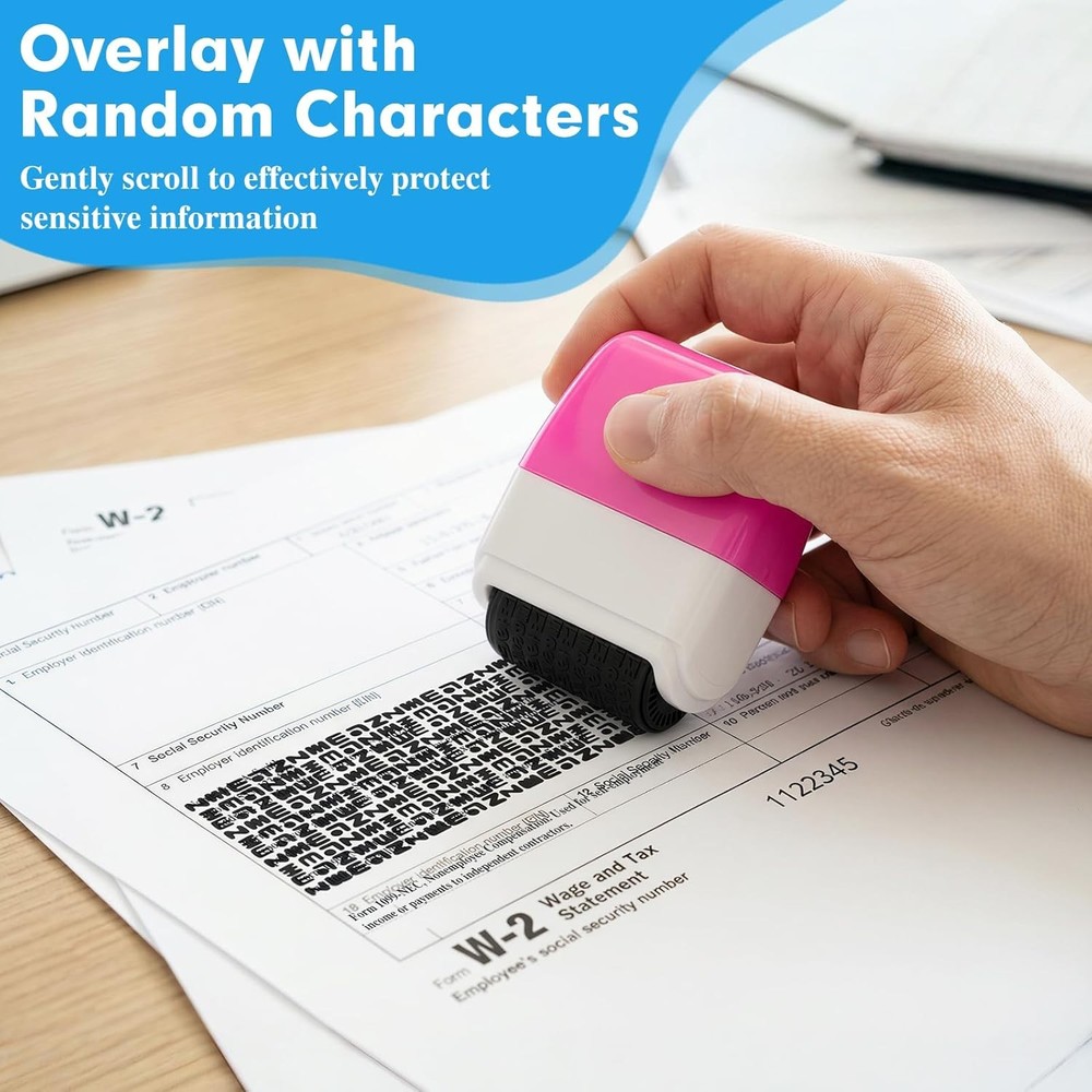 Privacy Roller Stamp 2 Pack Identity Protection