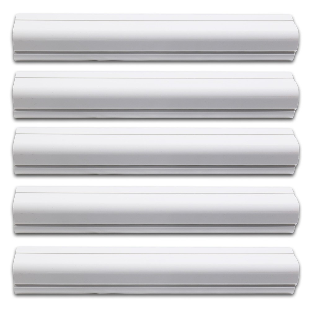 Decorative 3"x9.5 Ft Line Set Cover Kit for Mini Split & Central AC Systems