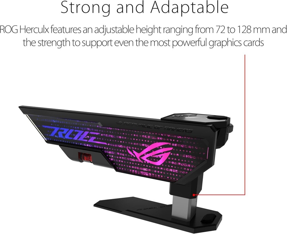 ASUS ROG Herculx RGB Graphics Card Support GPU Holder Bracket