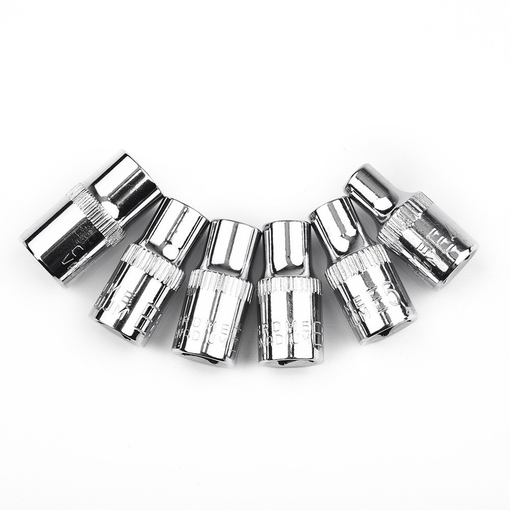 Supplies Drive Sockets Star Silver Steel E4 E5 E6 E7 E8 E10 6pcs High quality