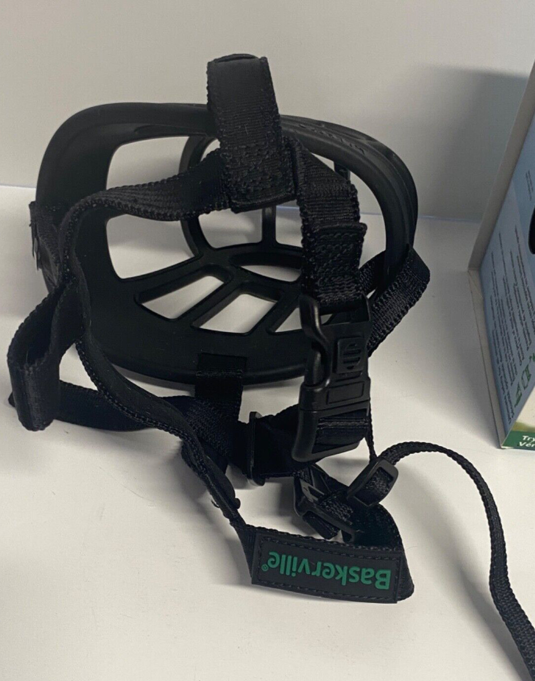 Baskerville Ultra Dog Muzzle Size 5 Dog Training Large Breed Rubber Nylon BLACK