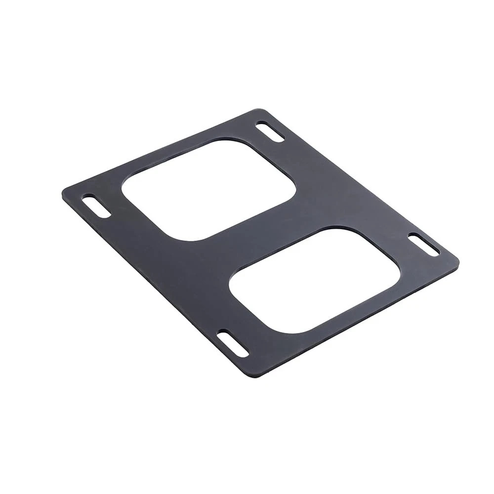 Tour Pack Rack Cushion Rubber Mat Detachable Trunk Mount Bracket Pad - Black