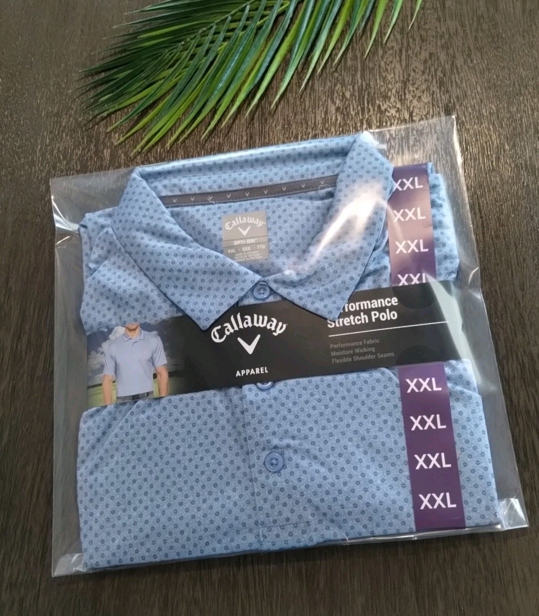 Callaway Opti-Dri Performance Stretch Golf Polo Men's XXL