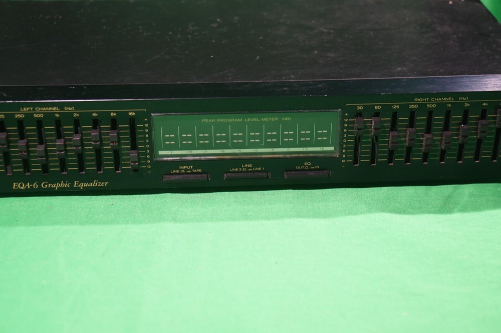 TEAC EQA-6 EQ Graphic Equalizer LED Lighted 10 Band
