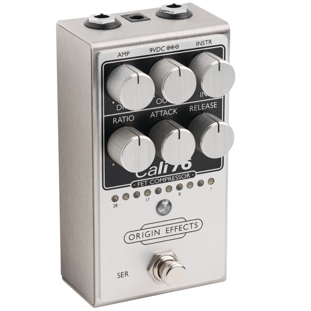 Origin Effects Cali76 FET Compressor Effects Pedal, Silver